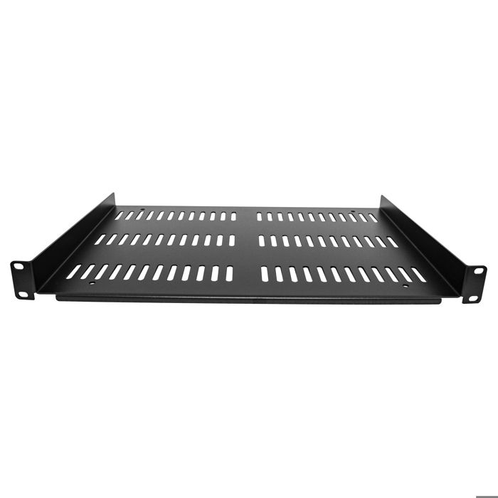StarTech.Com 1U 19 hüvelykes rack polc - Univerzális szellőztetett rackbe szerelhető polc - 19" Patch Panel konzolos polc - Tároló Ra