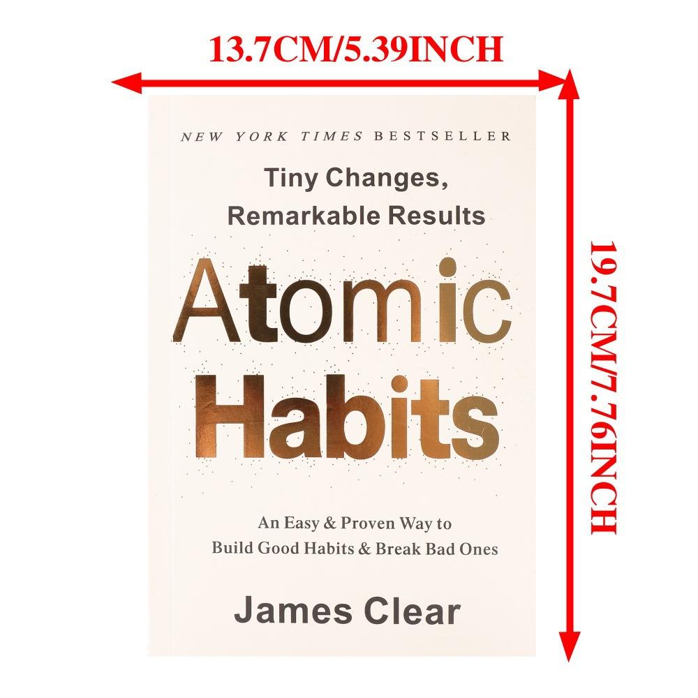 A Book Influences A Lifetime Atomic Habits In English Establishing Good Habits Breaking Habits Printing Clearly Quality Paper