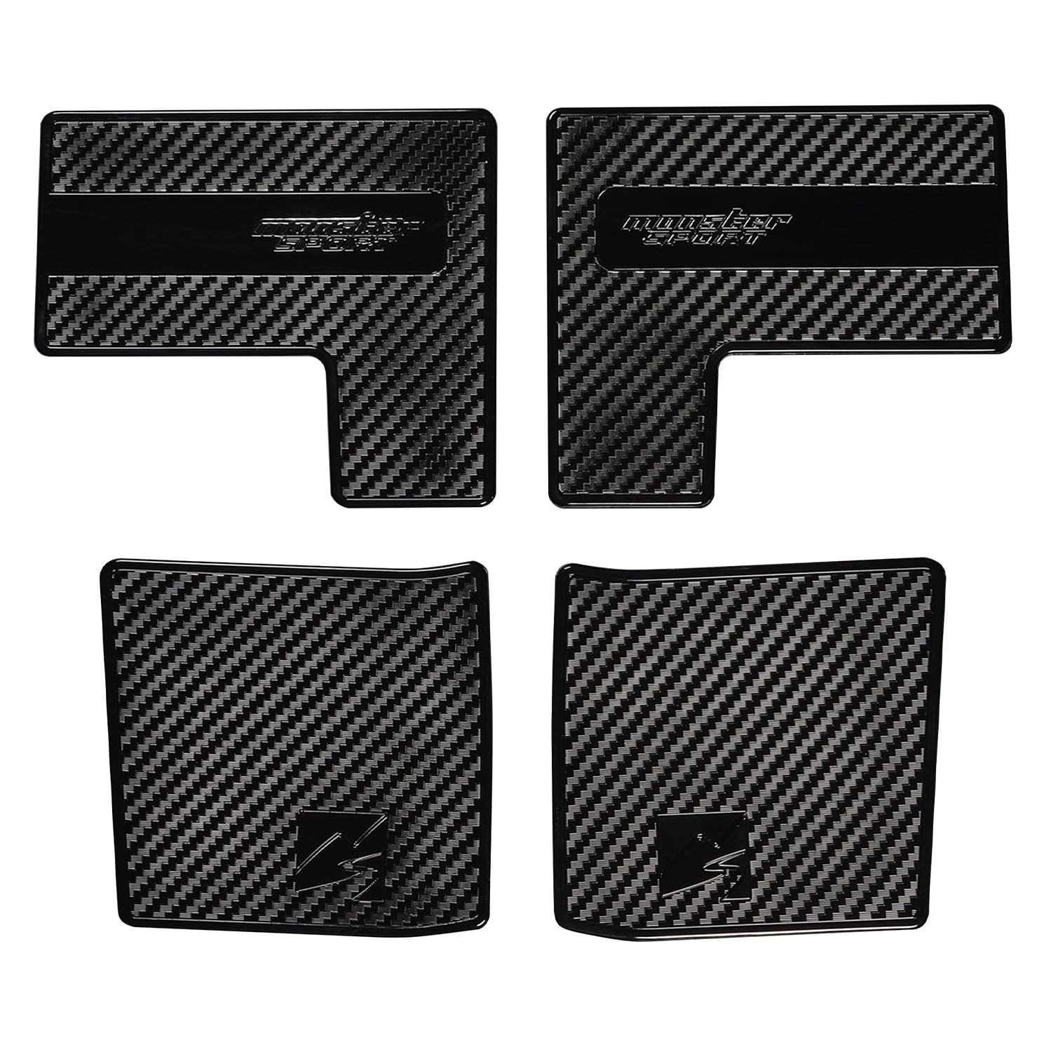

MONSTER SPORT Seatbelt Protector for Jimny Sierra Set of 4 Scratch Interior Made in Guard [JB64W]/Jimny [JB74W] - - Prevention, Protection, Japan, чёрный