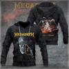 Rock Band Megadeth Hanorace cu Imprimeu 3D Bărbați Femei Modă Retro y2k Hanorac Grafic Hanorac Îmbrăcăminte Bărbați Trening Bărbați Cadou Fan