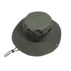 Dry Fit Polyester UV Protection Bucket Hat Beach Fishing Outdoor Traveling Hat Fisherman Hats With Strings