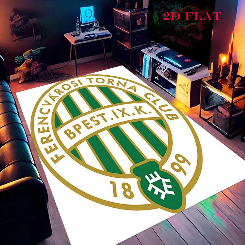 Ferencvaros Legacy Carpet Rug for Living Room Bedroom Home Sofa Decoration,Kids play Nonslip Floor Mat