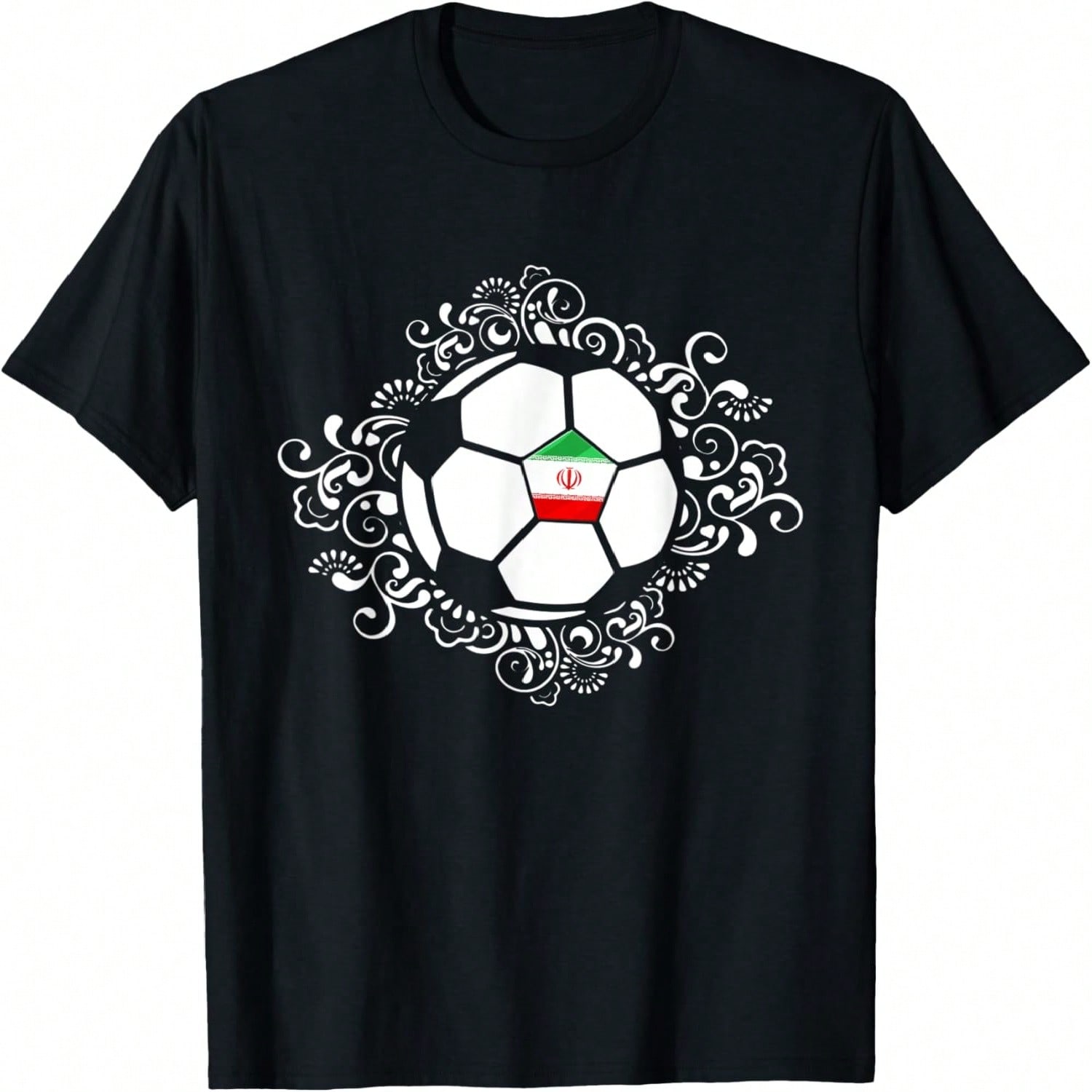 Floral  Soccer Fans Jersey  Football Lovers Art T-Shirt S разноцветный