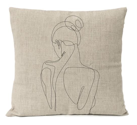 Home Decorative Black Geometric Linen Pillow Cover Boho Bohemia Throw Pillow Art Cushion Decoration Sofa Pillowcase 60x60