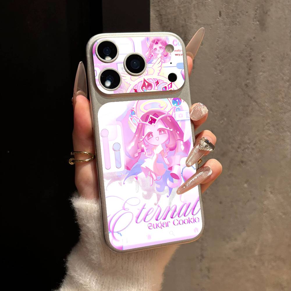 Mobile Game C-Cookie Run Kingdom Back Cover Decal Protective For Iphone 17 Pro Max Skin Sticker Back Protective