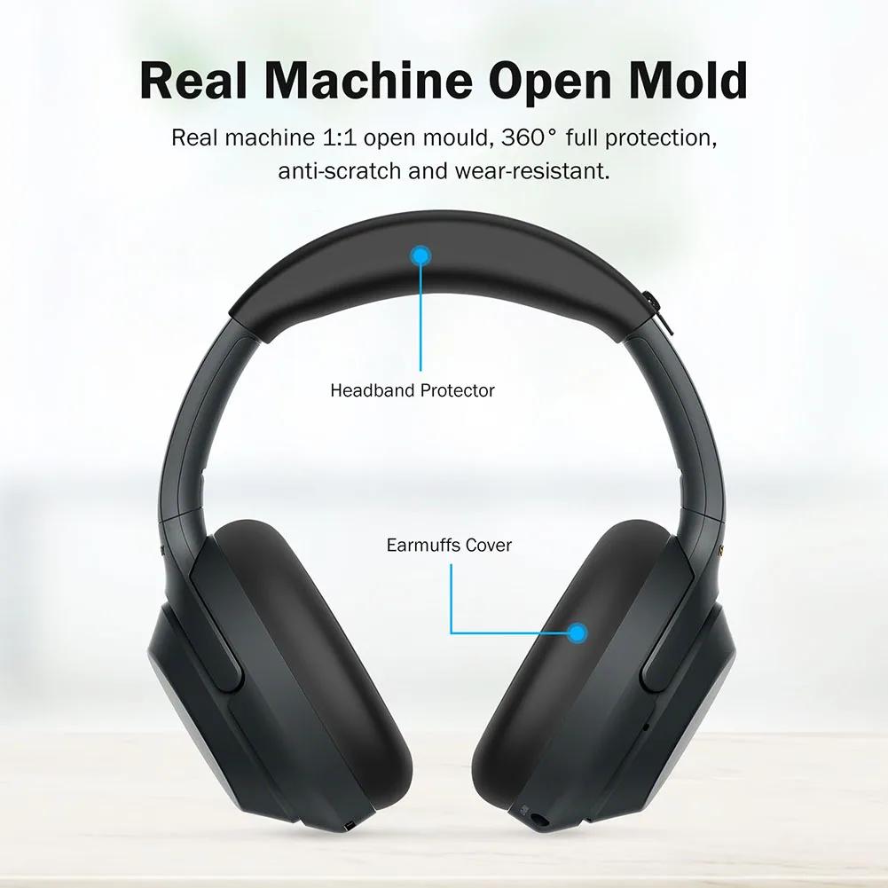 Eartofflor Ersättning Öronkuddar Kuddskydd Toppdel för Huvudband För Sony ULT WEAR WH-ULT900N/WH-1000XM3/XM4 Hörlursfodral