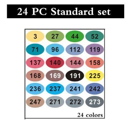 Finecolour EF100 240 Colors Alcohol Based Ink Double Headed Sketch Art Markers With Box
