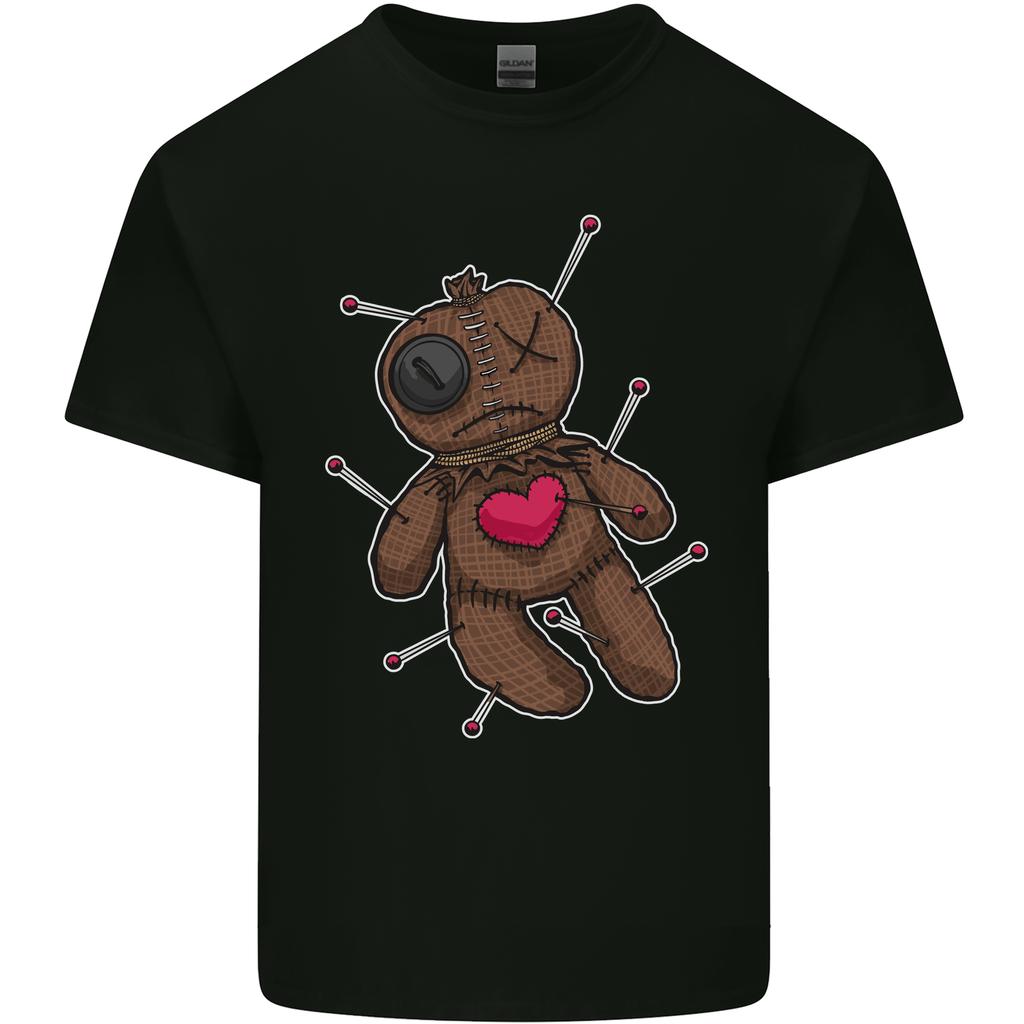 Voodoo Doll Heart Evil Spirits Dark Magic Halloween Unisexs Light Cotton TShirt