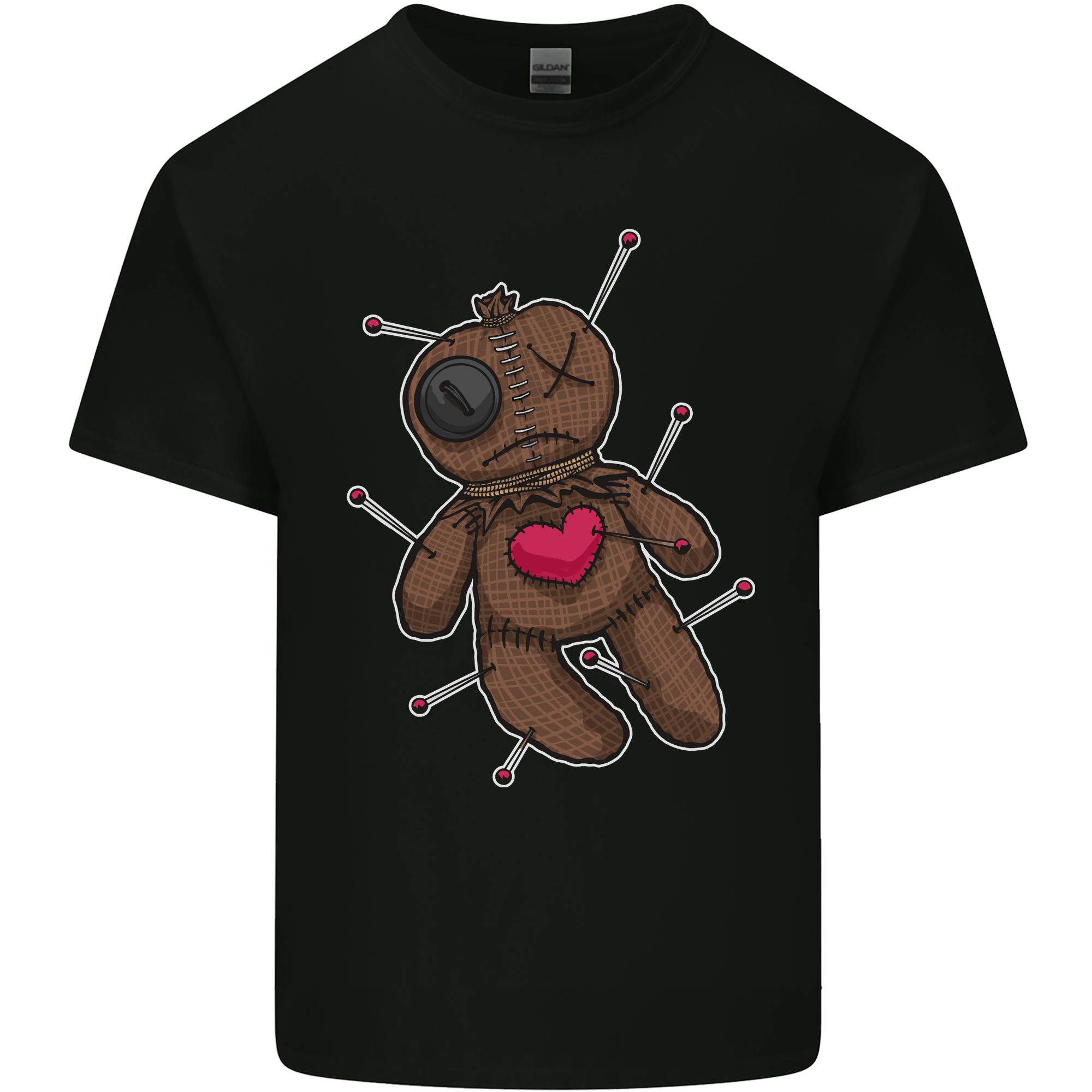Voodoo Doll Heart Evil Spirits Dark Magic Halloween Unisexs Light Cotton TShirt S