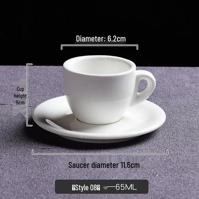 Zhaoran European Minimalist Espresso Cup and Saucer