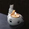 Populaire Creatieve Geparfumeerde Kaarsbeker Schattige Kat Kaarsenhouder Vakantie Koppel Ornament Keramische Kaarsenhouder
