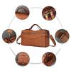 Genuine Leather Travel Bags for Men Women Large Capacity Handbags Vintage Design Shoulder Bag GZW