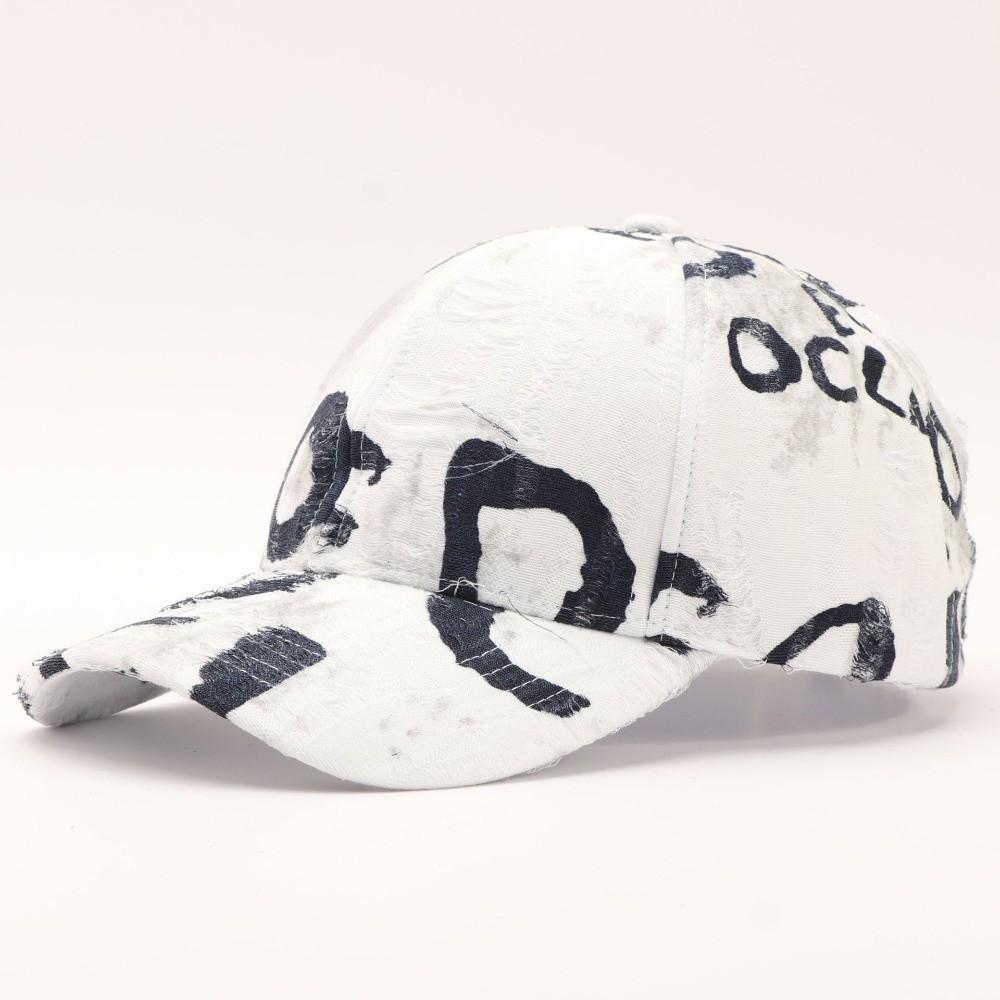 Hip Hop Letter Print Baseball Cap Graffiti Outdoor Fishing Hat  For Man Women Unisex