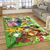 Retro Digimon Adventure Monster Cartoon Carpet Rug for Bedroom Living Room Home Sofa Decoration,Child Game Large Decor Floor Mat