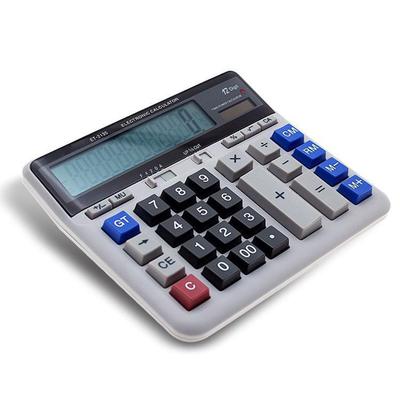 Large Computer Electronic Calculator Counter Solar Battery Power 12 Digit Display Multifunctional Big Button for
