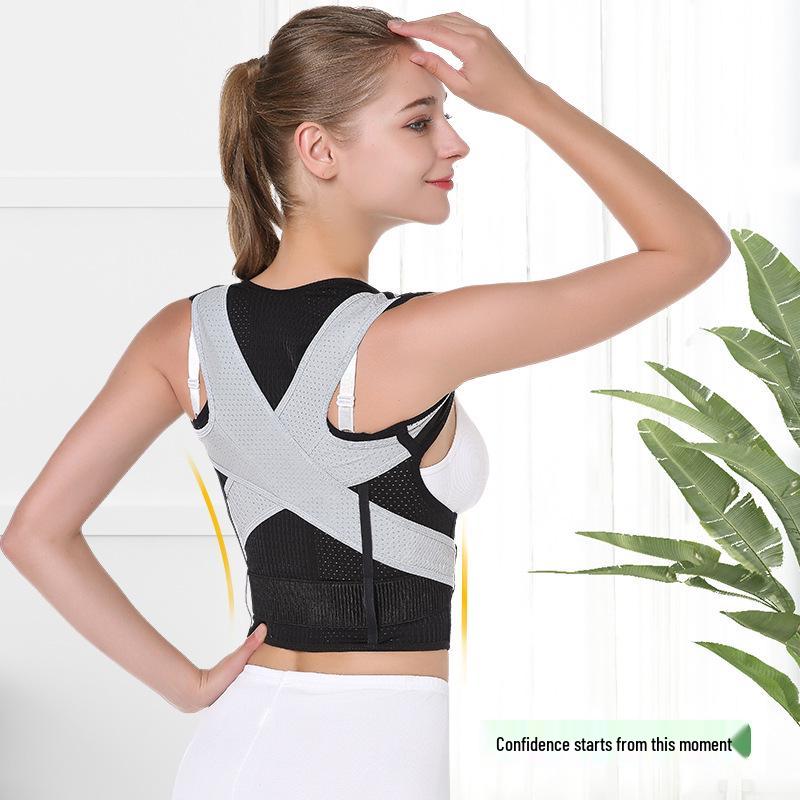 

Универсальный корректор осанки для всех возрастов: Корректирующий пояс для сутулости L чёрный/серый