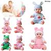 Q Puppen 30cm Reborn Babypuppe Blinzelndes Mädchenspielzeug Mit Realistischen Merkmalen