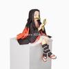 14cm Demon Slayer Anime Figure Kamado Nezuko Kochou Shinobu Action Figure Kimetsu No Yaiba Tsuyuri Kanawo Figurine Model Doll
