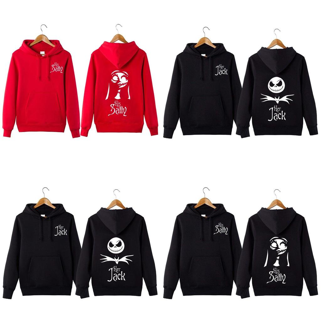 The Nightmare Before Christmas Jack Couple Matching Hoodie Sweatshirt Sweater