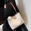 Tote Large-capacity New Versatile Single Shoulder College Student Commuting Leisure Niche Fashion Going Out Bag