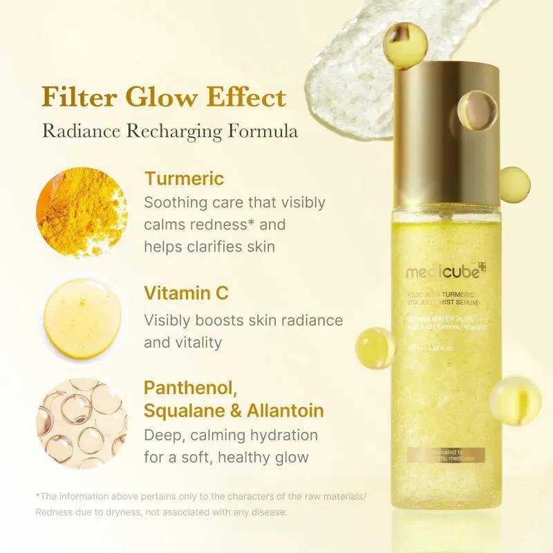 [MEDICUBE] Kojic Acid Termeric Vita Jelly Mist Serum 100ml