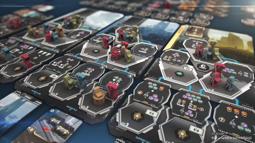 Tactical Games Atlas Rise of the New Sovereigns Ages 14 and Board Game Lost (1-4 Players, 40-90 Minutes, Up)