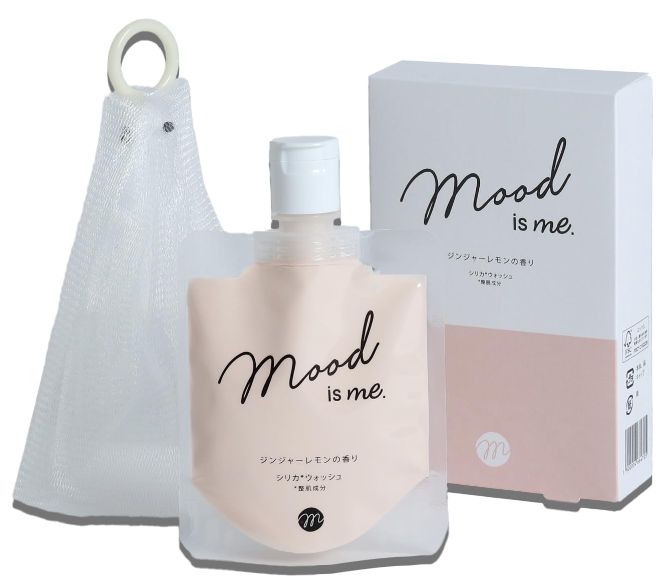 

с Silica Wash Имбирно-лимонный аромат для лица 100 г Вспенивающая сетка Двойная пудра диоксида кремния Экстракт сыворотки Богатое порами [Совместная разработка SHIKARI] Очищающее средство, (30-дневный розовый