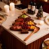 Christmas Tree Charcuterie Board Smooth Wooden Holiday Serving Platter Festive Serving Tray Aesthetic Holiday Appetizer Board
