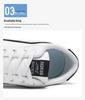 Versatile 2025 Plus Size Men's Fashion Sneakers - All-Season Soft Sole White Shoes