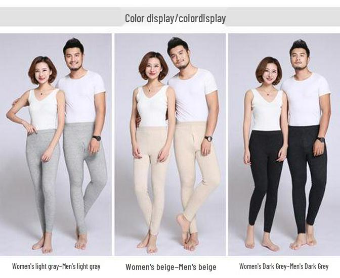 Ordos City Unisex Pure Cashmere Pants - Thick High Waist for Men, Thin Slimming Base for Women