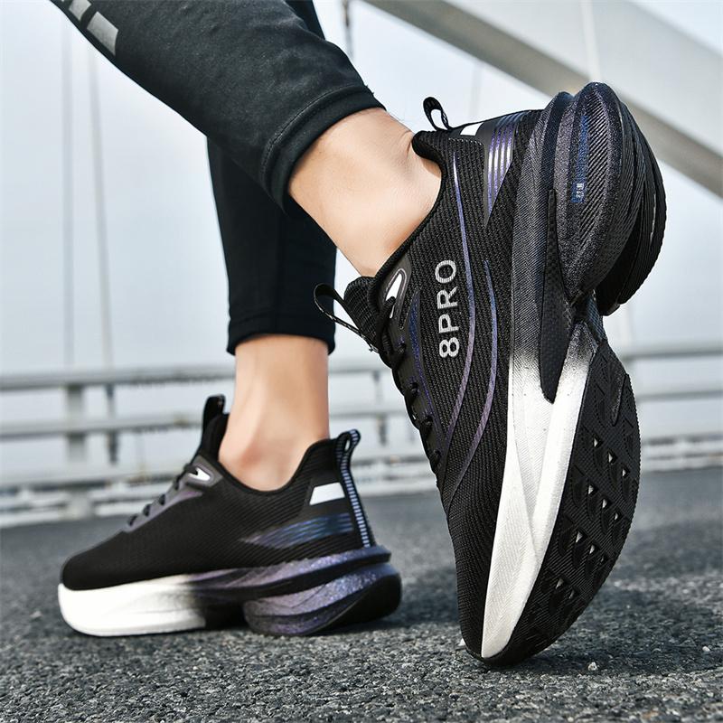 Carbon plate running shoes, men's professional shock-absorbing racing shoes lightweight and wear-resistant marathon sports shoes