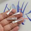 White Mother-of-Pearl Trapezoid Pendant Charm for DIY Earring Jewelry