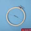 Handmade DIY Cross-Stitch Round Moso Bamboo Embroidery Hoop Frame Holder