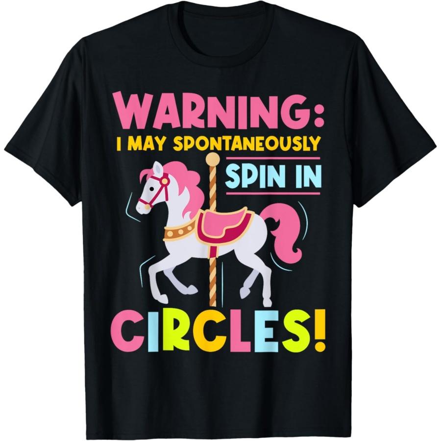 Carousel Horse Design for a Carousel Horse loving daughter T-Shirt