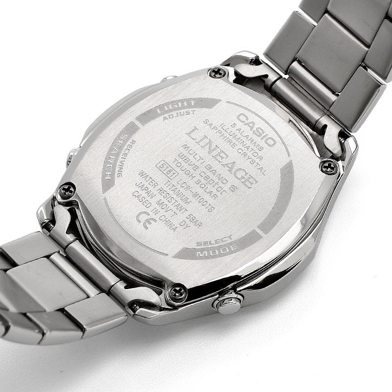 Casio watch Lineage Radio-Controlled Solar LCW-M100TSE-1AJF Men's Silver