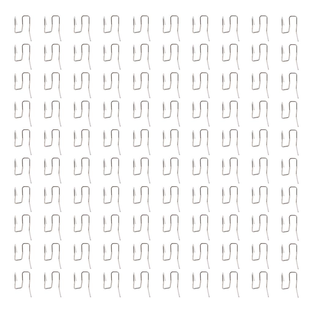 Universal 100 Pcs Set Precut 0.6mm 0.8mm Hot Flat Staples For Plastic Stapler Repair Welder Repair Tool