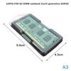 10Pcs Anti Static Plastic Storage Box SO DIMM DDR3 DDR4 DDR5 Laptop RAM CPU Chip Protective Memory Module Packaging Case