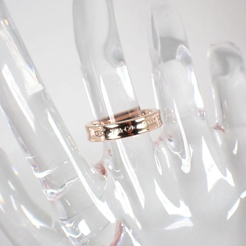 Used Tiffany 1837 Narrow Metal Ring, Size 6, J49-4