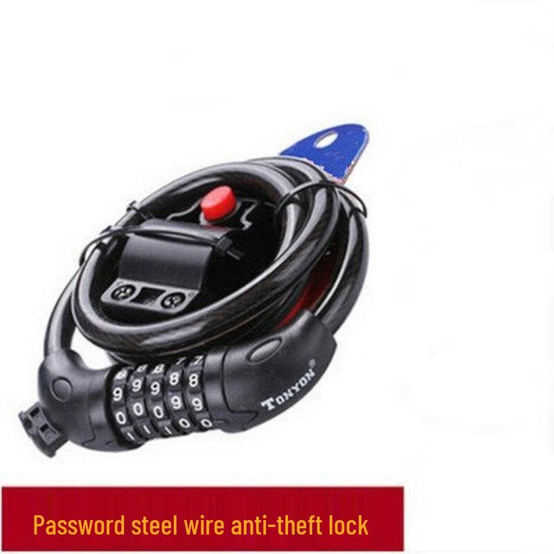 GEETHA 5-Digit Combination Bicycle Cable Lock
