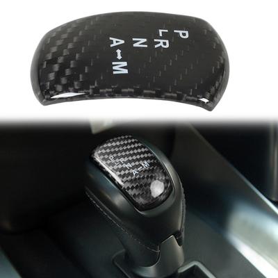 Capa do Manípulo da Alavanca de Câmbio Fibra de Carbono Adesivo para Cabeça do Câmbio para Nissan GTR R35 2008‑2015 Carro
