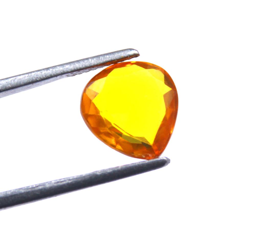 5.15 Carat Superior Quality Pear Shape Orange Sapphire Natural Certified Loose Gemstone SN438