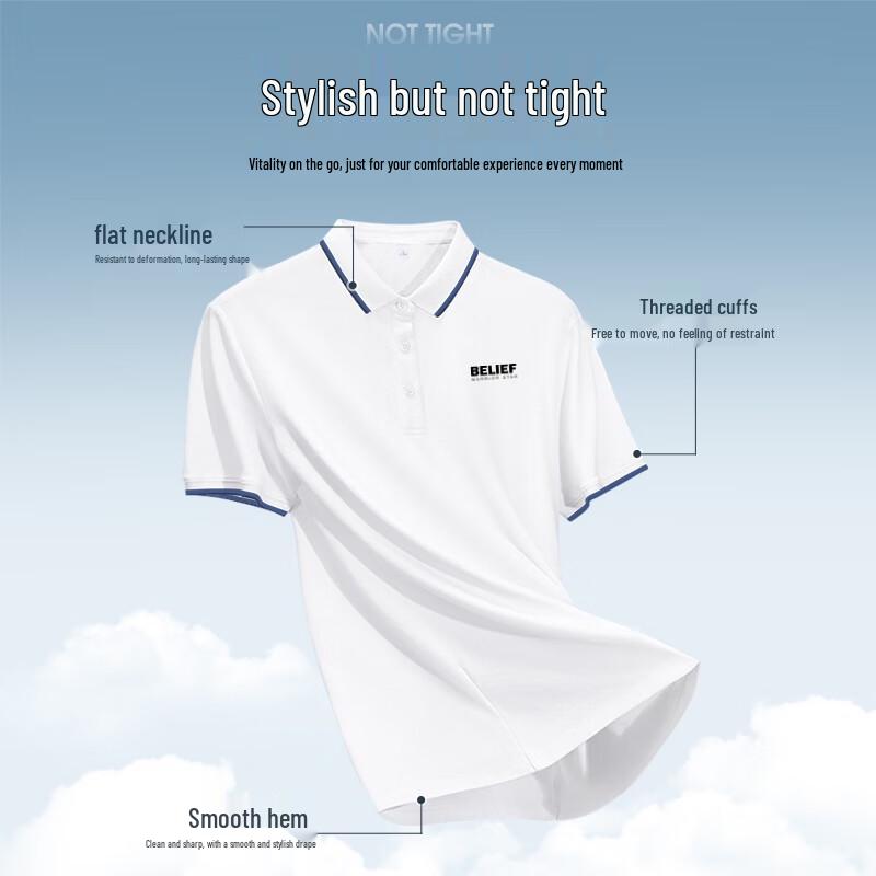 Warrior Men's Breathable Quick-Dry Polo T-Shirt