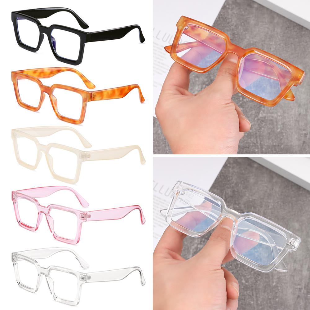 

Женщины Мужчины Квадратная оправа ПК Очки Компьютерные очки Анти-УФ Синие лучи Очки