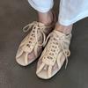 Fashion Breathable Soft Bottom Mesh Women's Sneakers Fashion Lace-up Flats High Quality Light Comfortable Casual Sports Shoes for Women