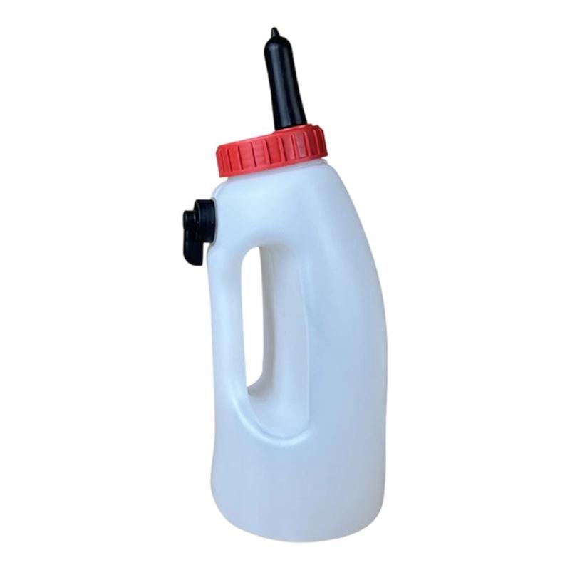 Calf Nursing Bottle Large Capacity with Nipple and Convenient Handle Livestock Tool Easy Feeding Tool