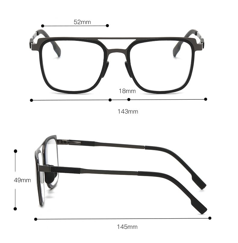 Progressive Multifocal Reading Glasses Without Suitable for Strong Sunlight and and Does Not Change Color Under Artificial Light or Indoors [PLOPLO]