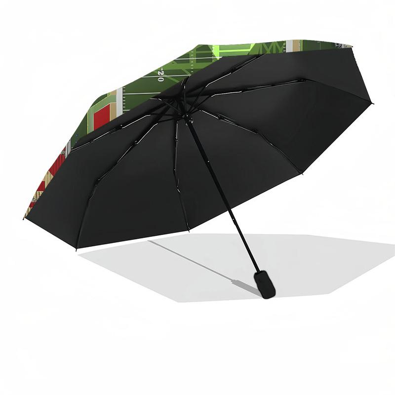 49ers, Stadium Automatic Opening and Closing, 8 rib Structure Portable Umbrella, Suitable for Men and Women in All Seasons Perfect Gift for