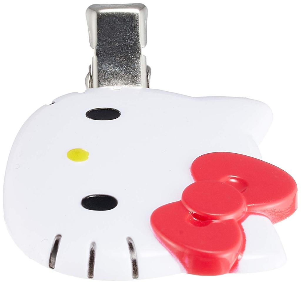 Sanrio Hello Kitty Bangs 5 x 1 x 813478 Clip, Approx. 3.3 cm, Red,