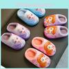 Elsa Frozen Sofia Princess Cotton Slippers Girl Parentchild Warm Baby Shoes