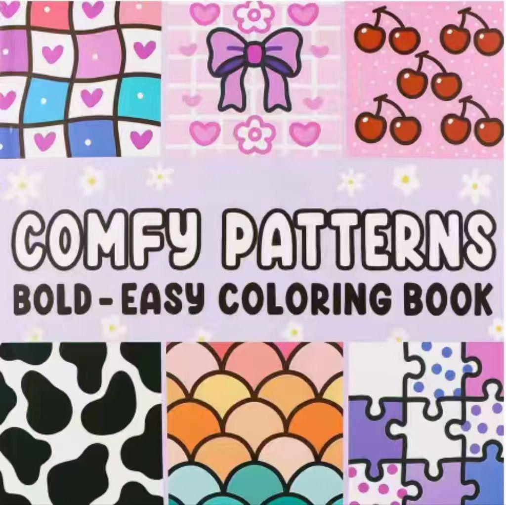 Children's Cartoon Coloring Book: Cute, Comfortable, Warm, Stress Relief, Simple Graffiti Drawing for Kids